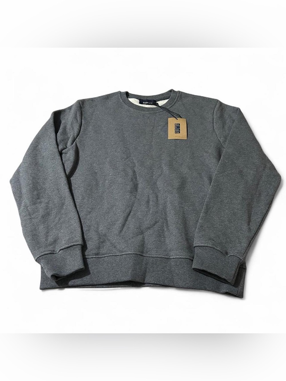 Men’s Balibaris Made In Paris Elliot Sweatshirt Gray Size Medium NWT